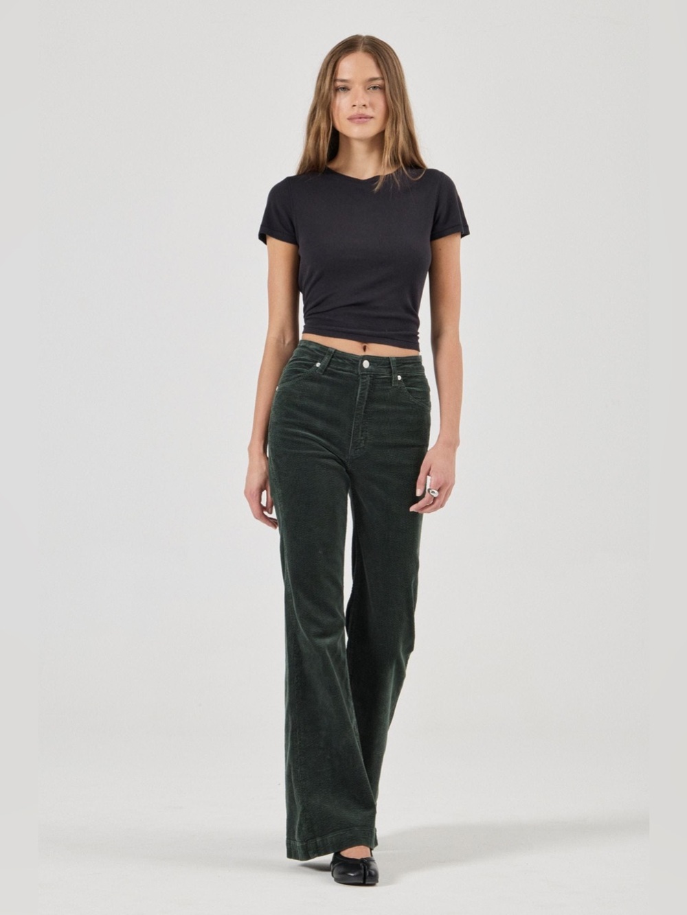 Rolla’s Corduroy Eastcoast Flare Jean - Ivy Cord - Picture 2 of 5